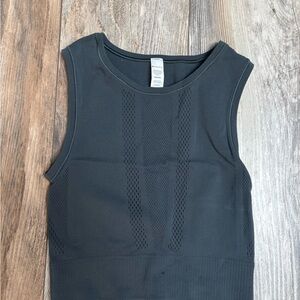 Athleta Charcoal Sleeveless Top